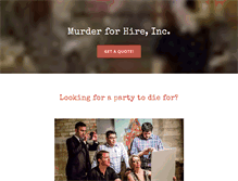 Tablet Screenshot of murderforhireinc.com